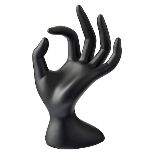 12 Pack: Black Hand Form Display by Bead Landing&#x2122;